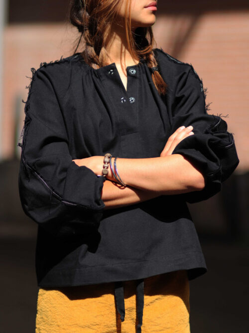 canvas cotton shirt tamar black fant shop online cover