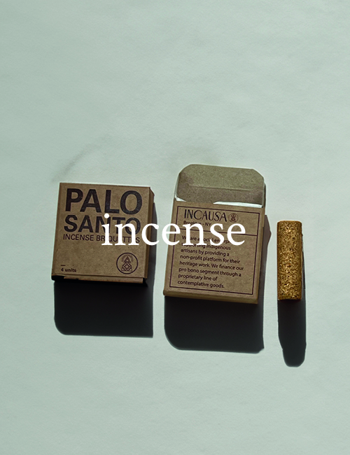 natural incense incausa shop online palo santo