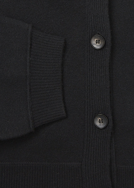 aiayu shop online woolen cardigan may black aiayu detail