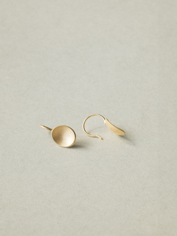 spoon earrings gold handmade jewellery amsterdam nolda vrielink total