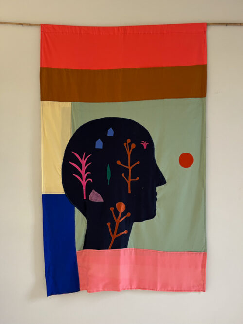 Elsa Noyons Wallhanging textile art France handmade art paysage 25 cover