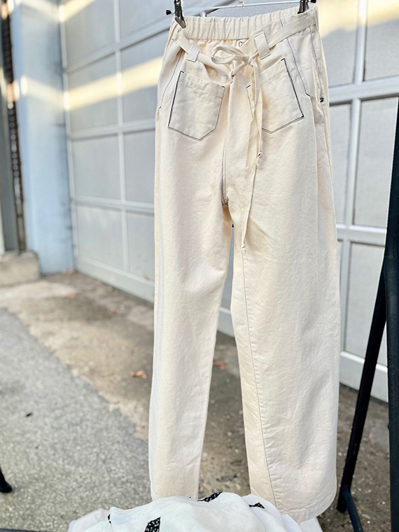 organic cotton pants Connor fant pants fant witte broek cover