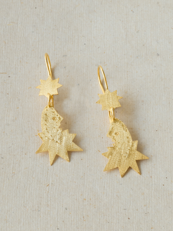 Lune earrings après ski Jewellery handmade Barcelona