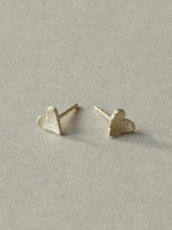 heart earrings nolda vrielink handmade jewellery amsterdam