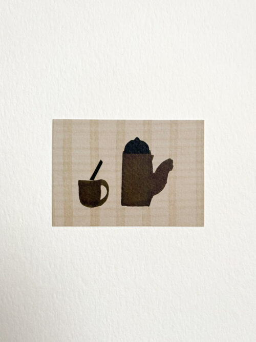 ted and tone handmade cards paper cards recycled paper mini teapot and cup
