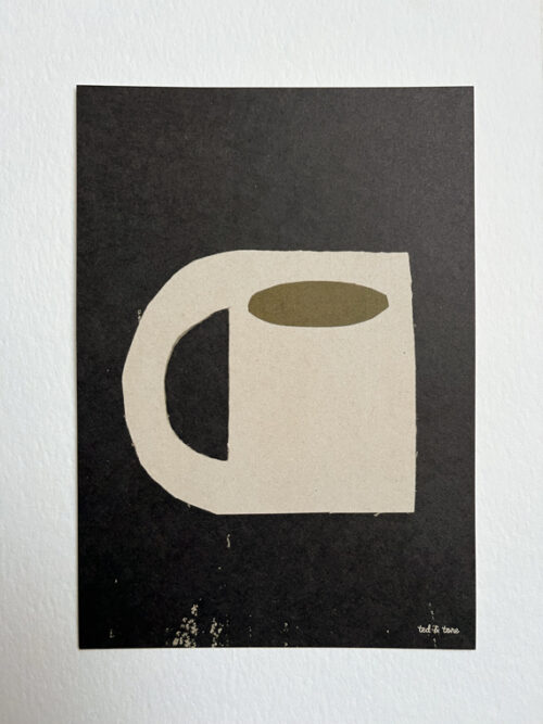 ted and tone handmade cards paper cards recycled paper cup card a5