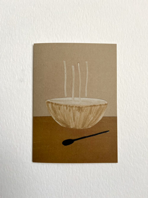 ted and tone handmade cards paper cards recycled paper double card soup