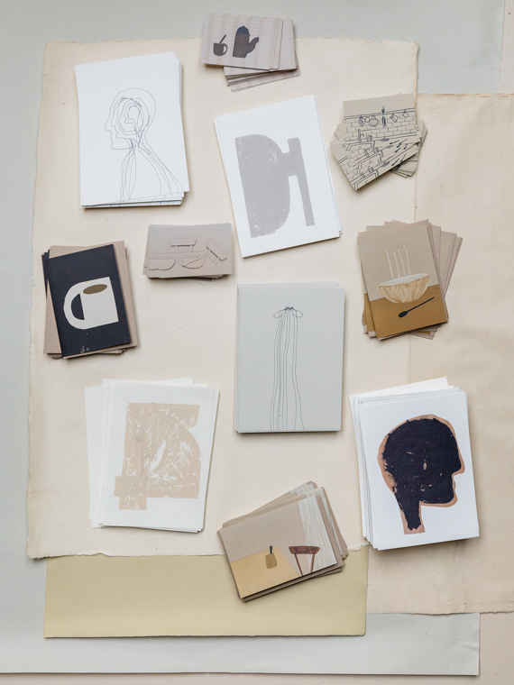 Marieke Verdenius Marieke Meijer Sukha cards Sukha illustrations ted and tone handmade cards paper cards recycled paper double card