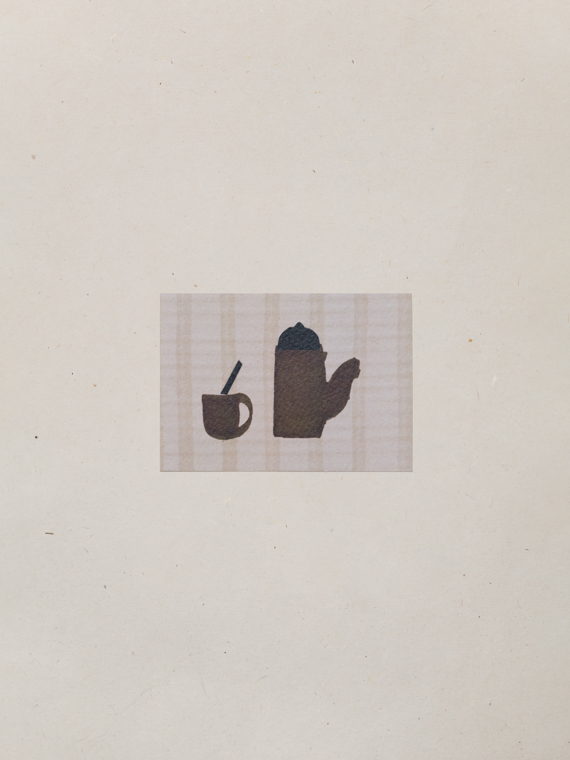 teapot and cup ted and tone card mini