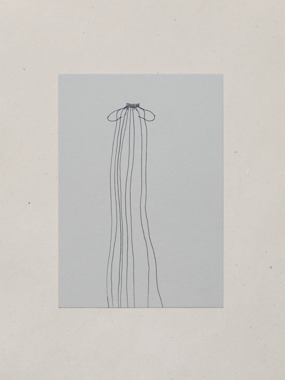 card dress Marieke Meijer art cards