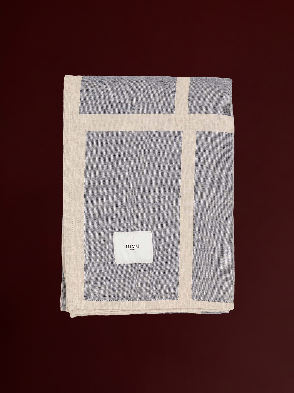 nimu Roma luxury Italian towels beach towel linen beach towel Ischia packshot