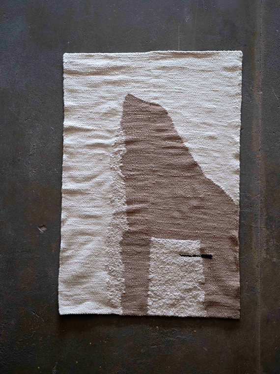 Antwerp-based brand M_AAH and South African textile studio FRANCES V.H mohair rugs Karoo Frances van Hasselt handmade rugs salvaged nude small