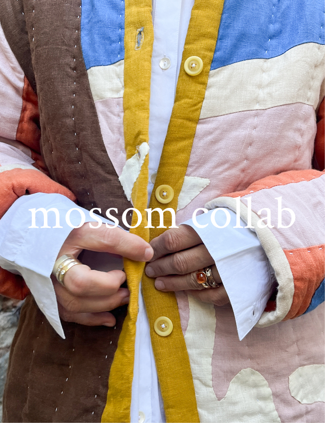 mossom Lithuania handmade quilt jackets migle sleny quilt art linen jackets