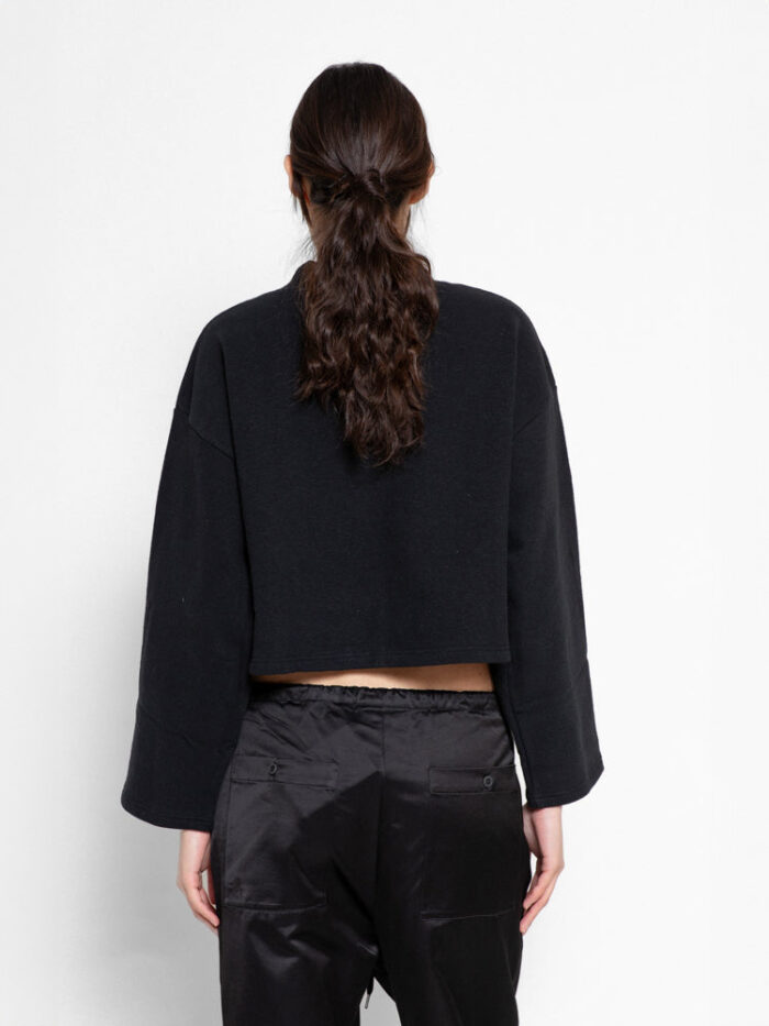 can pep rey shop online cpr sweater Wide Sleeve Cropped Sweater ''Catalina'' black back