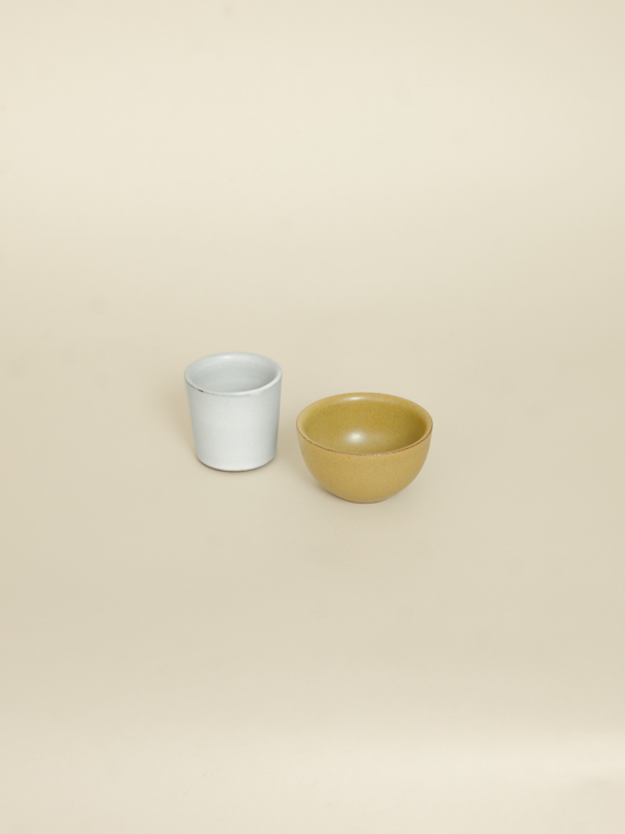 mini bowl olive espresso cup pebble handmade ceramics sukha ceramics fairtrade ceramics