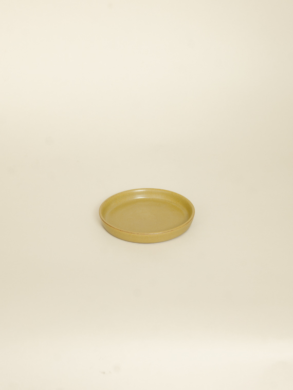 handmade ceramics sukha ceramics fairtrade ceramics mini plate olive