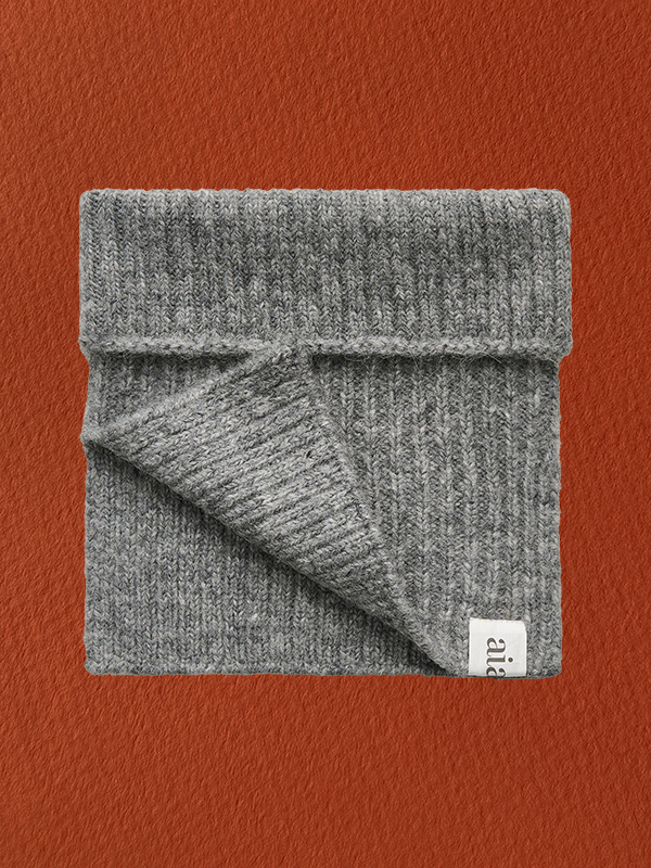 nellie neck warmer pure light grey aiayu shop online cover