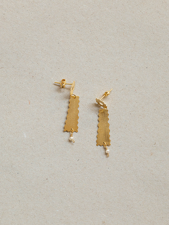 après ski onda earrings handmade jewellery apres ski jewellery