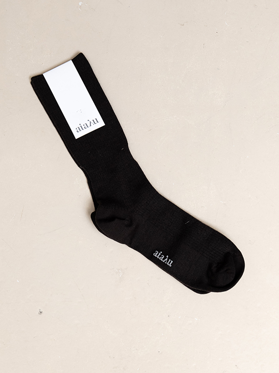 aiayu rib socks brown aiayu shop online