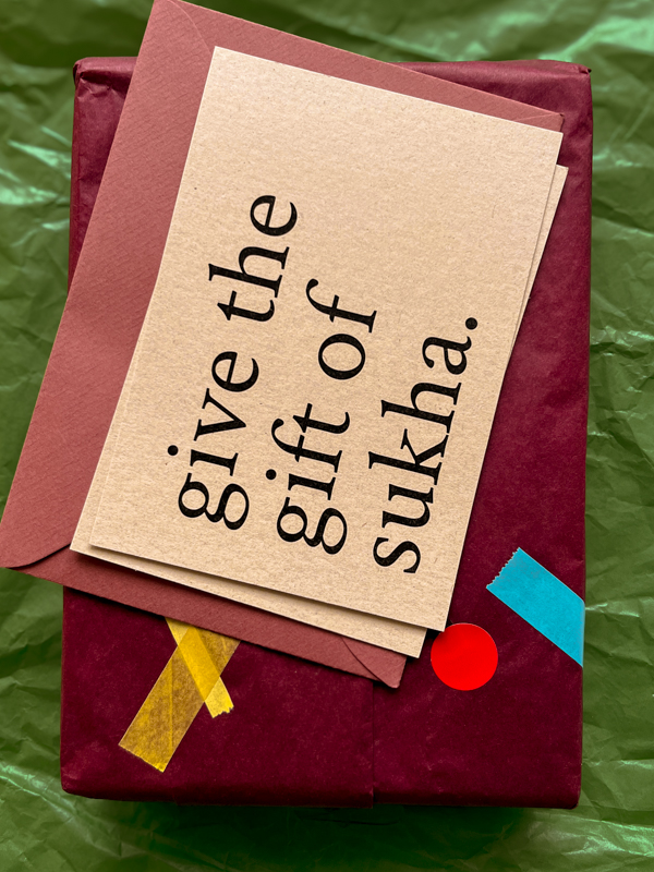 gift card sukha atelier sukha amsterdam slow living shop sustainable clothing