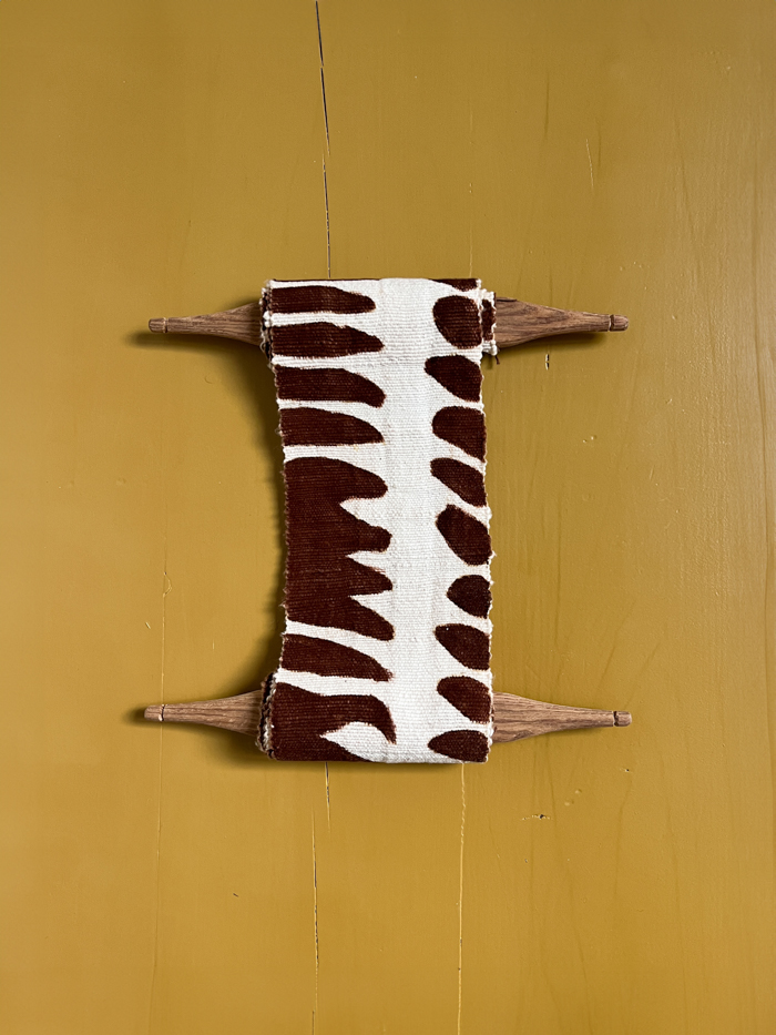 resonance aaaa coop totems handmade wallhangings cover brown white