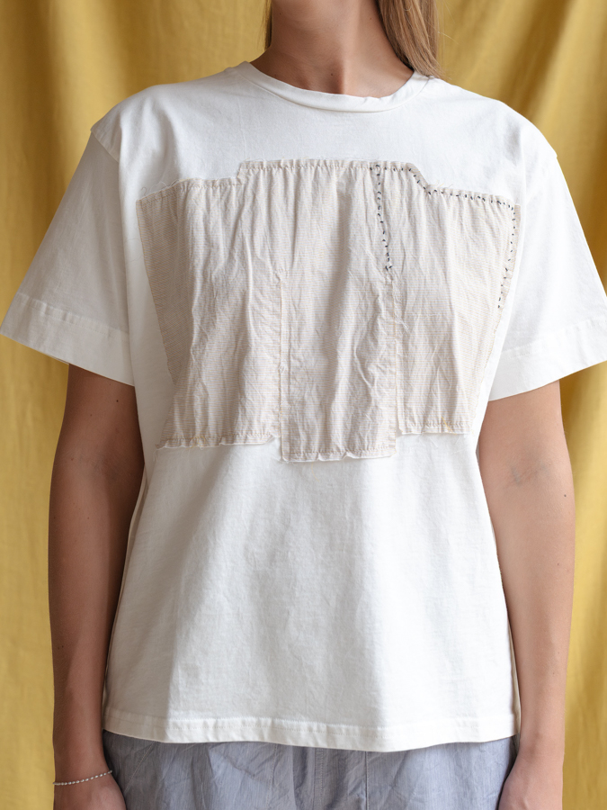 tee lois fant shop online patched tee organic cotton tee