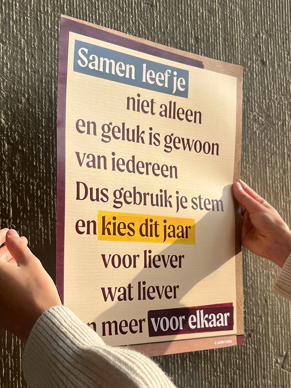 sukha poem sukha gedicht samen verkiezingen 2025