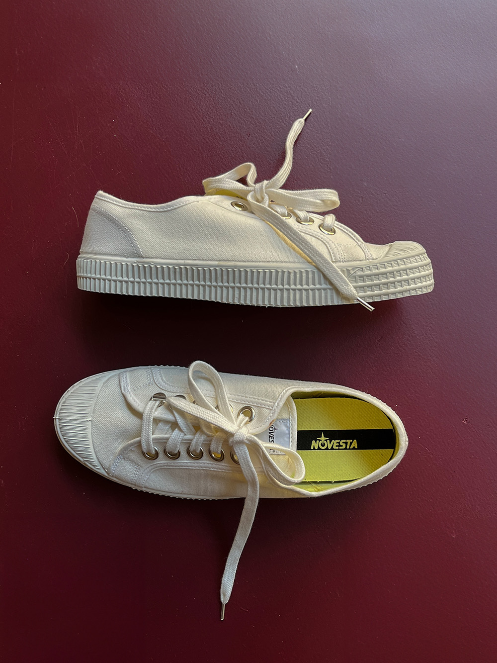 novesta starr white cover novesta shoes European rubber