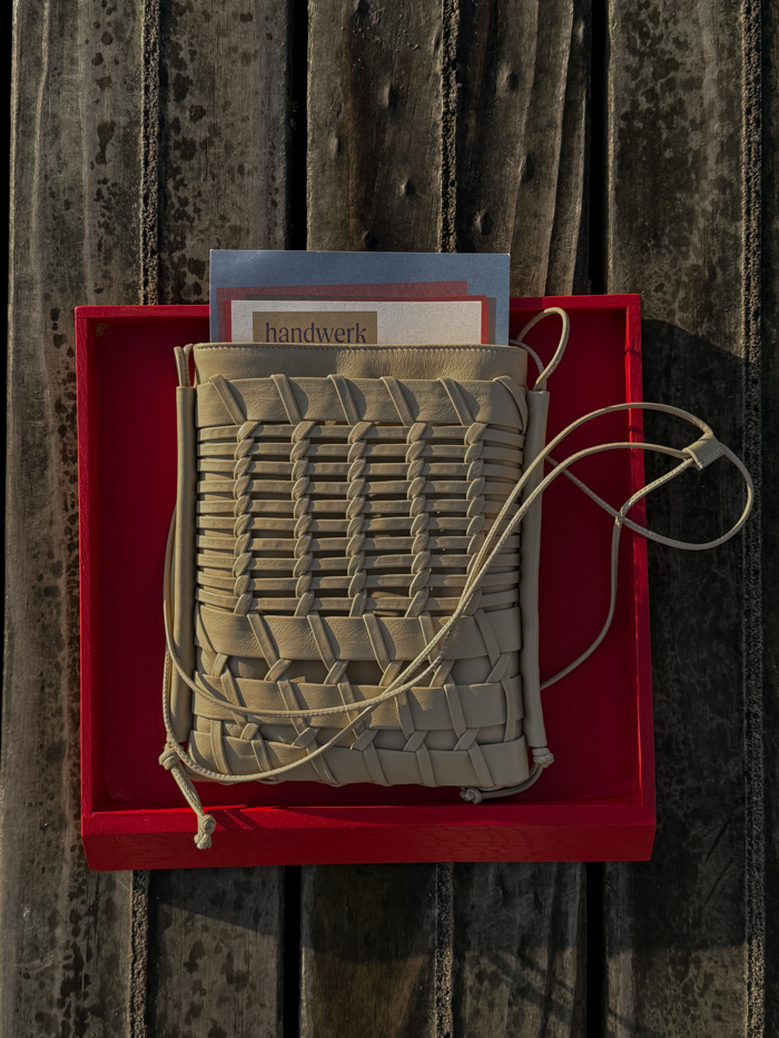 Trena bag handmade leather bag hereu shop online white cover