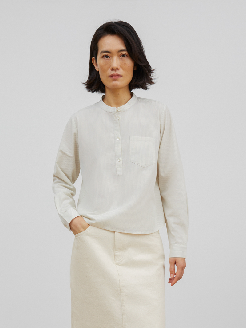 agnes shirt light blue white stripe skall studio shop online cover