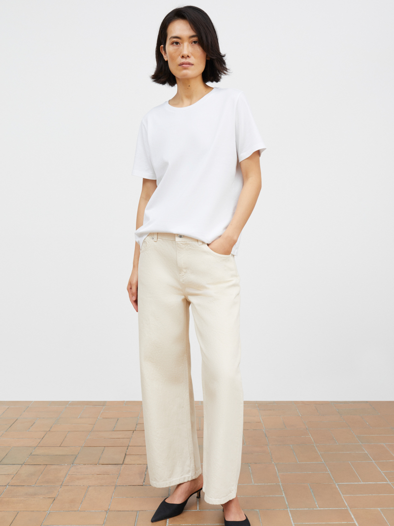 taylor cropped jeans ecru skall studio shop online front
