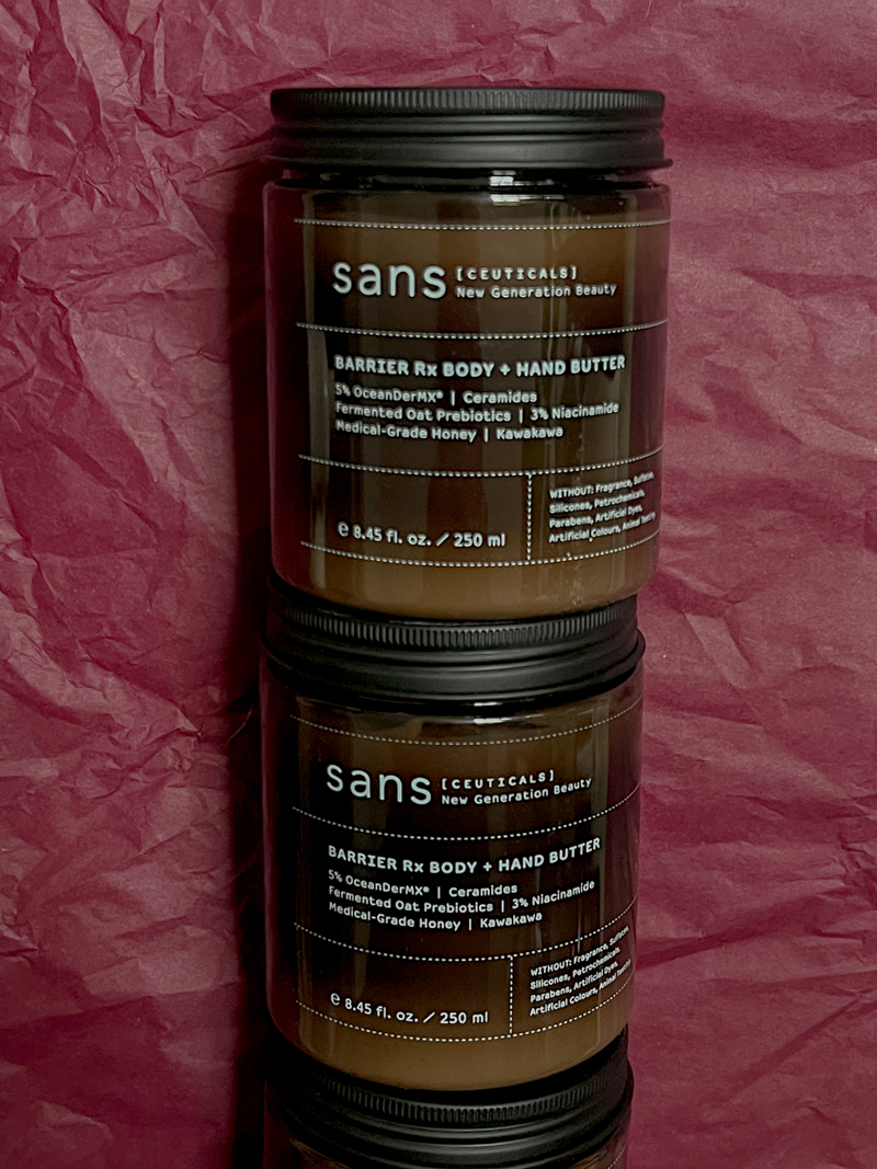 sans ceuticals Barrier Rx Body + Hand Butter natural care sukha