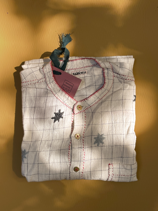 7 patti shirt raasleela Indian shirt handmade shirt embroidery cover