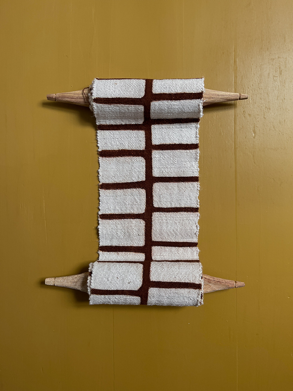 community white brown aaaa totem wallhanging