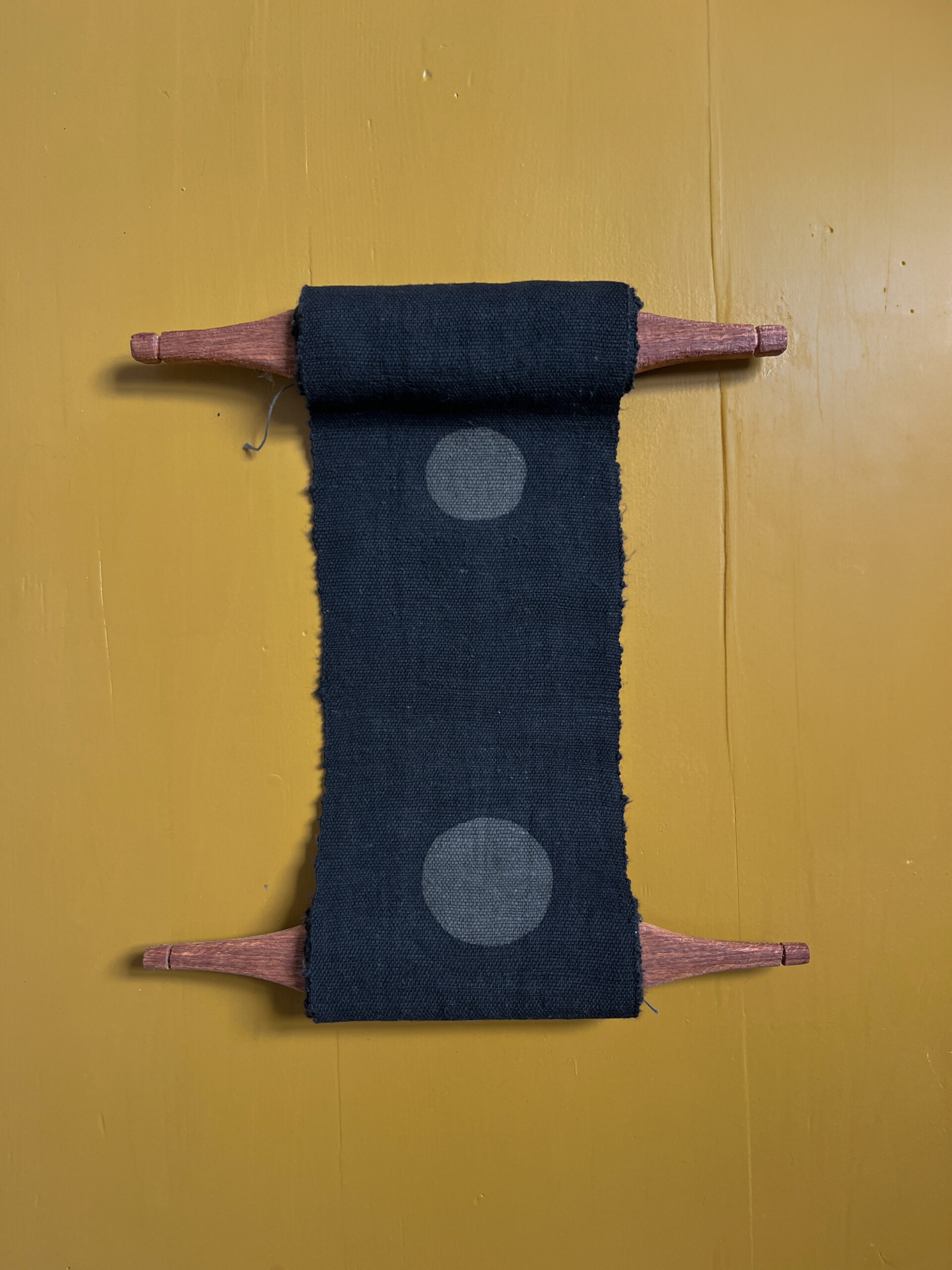flourish grey black aaaa totem wallhanging