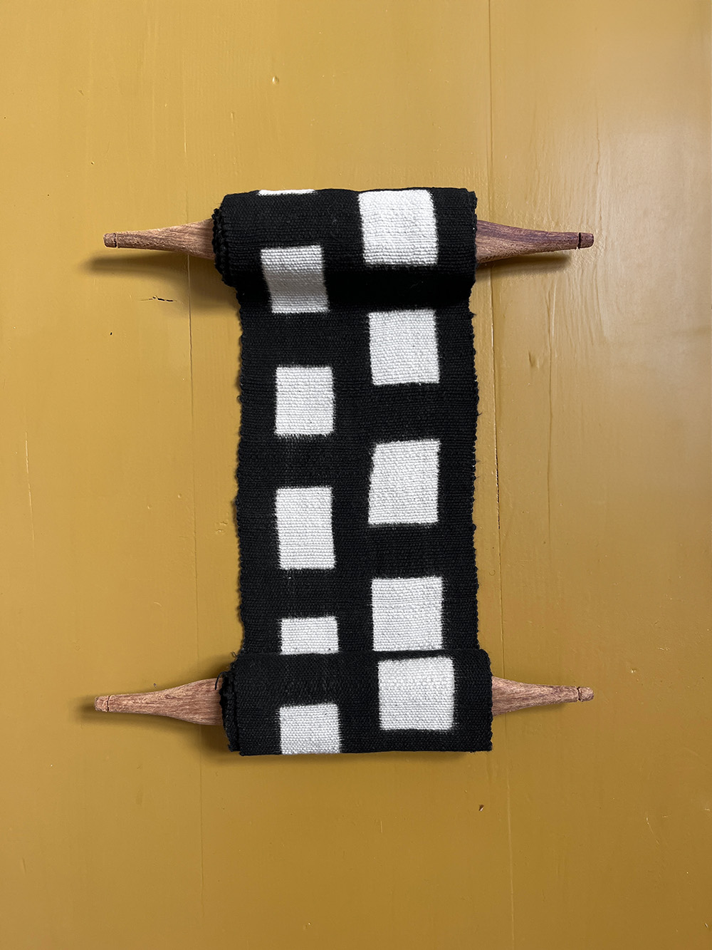 process black white aaaa wallhanging white black
