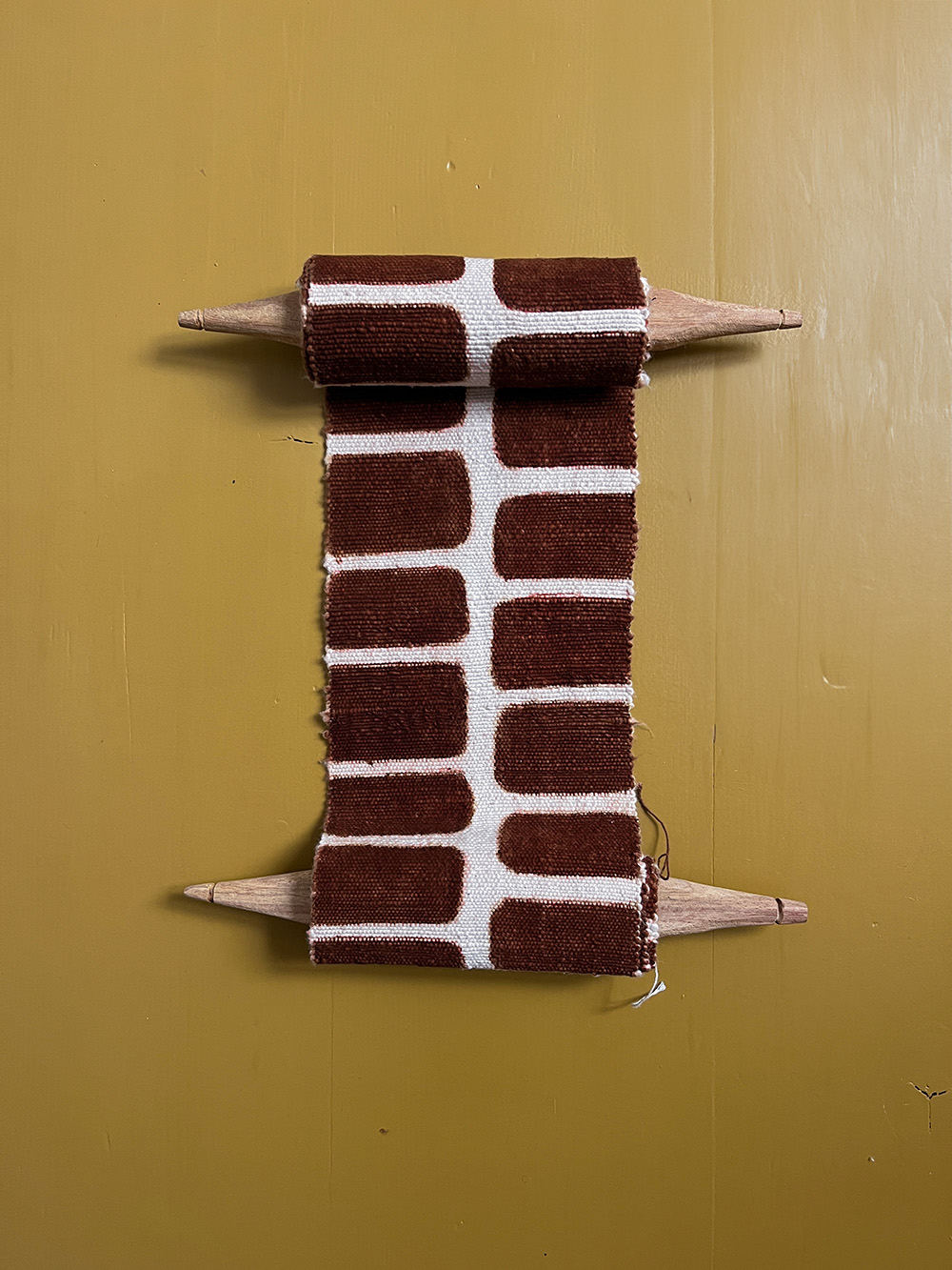 community brown white aaaa wallhanging
