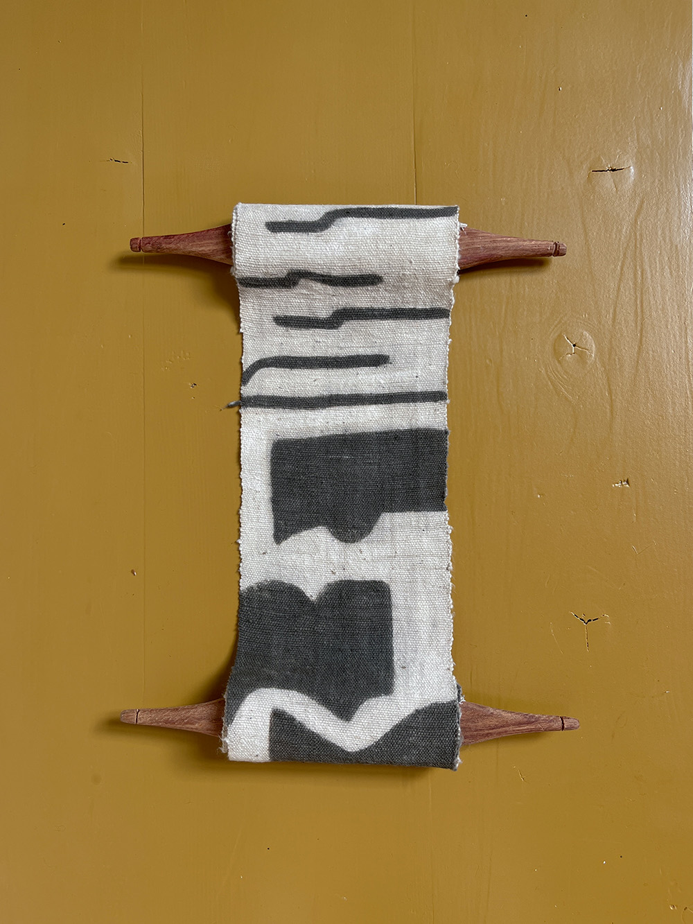 vibration aaaa coop totems handmade wallhangings white grey
