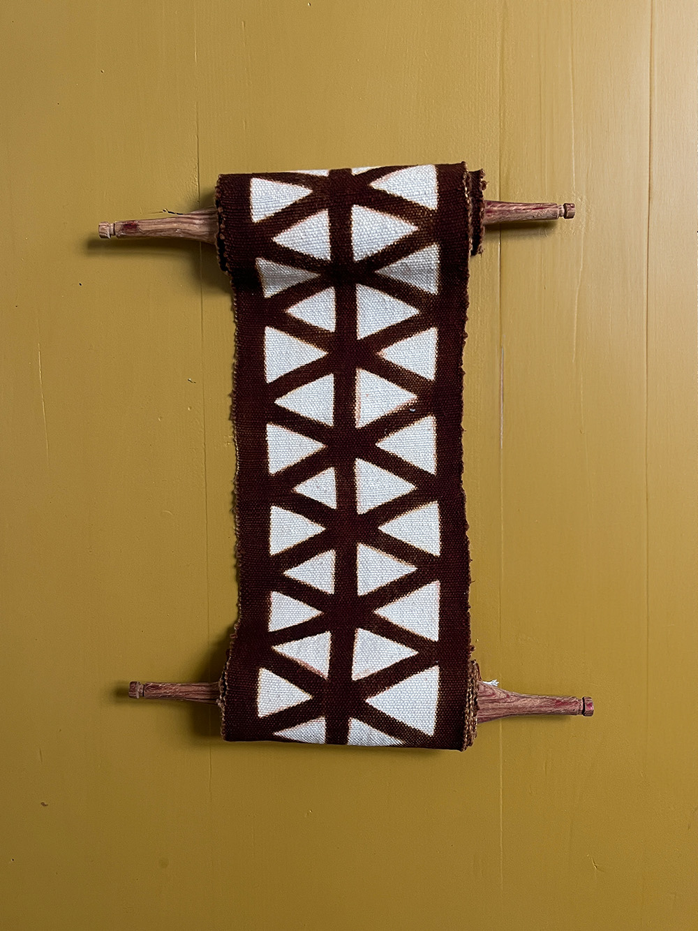 longevity aaaa coop totems handmade wallhangings white brown