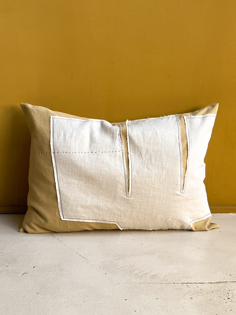 spirit graphic cushion linen cushion belgian linen fant shop online
