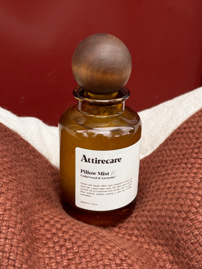 attirecare pillow mist cedar wood lavender fant cushion