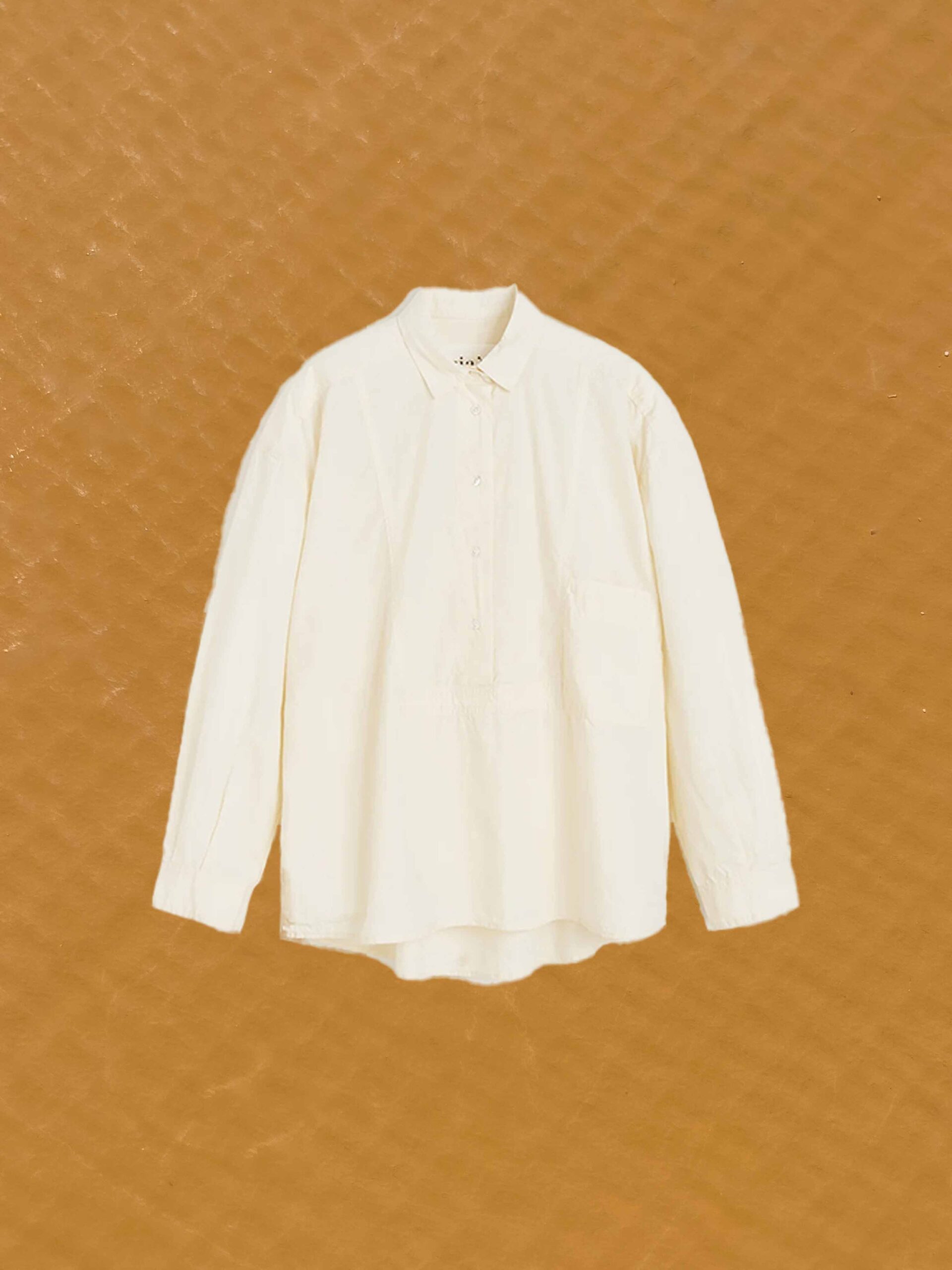 umi tunic blouse poplin pure ecru organic cotton aiayu sustainable fashion