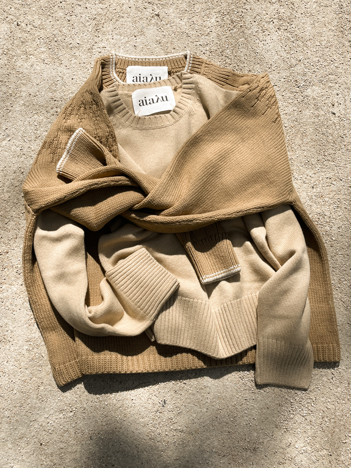 flores sweater aiayu shop online fawn cover