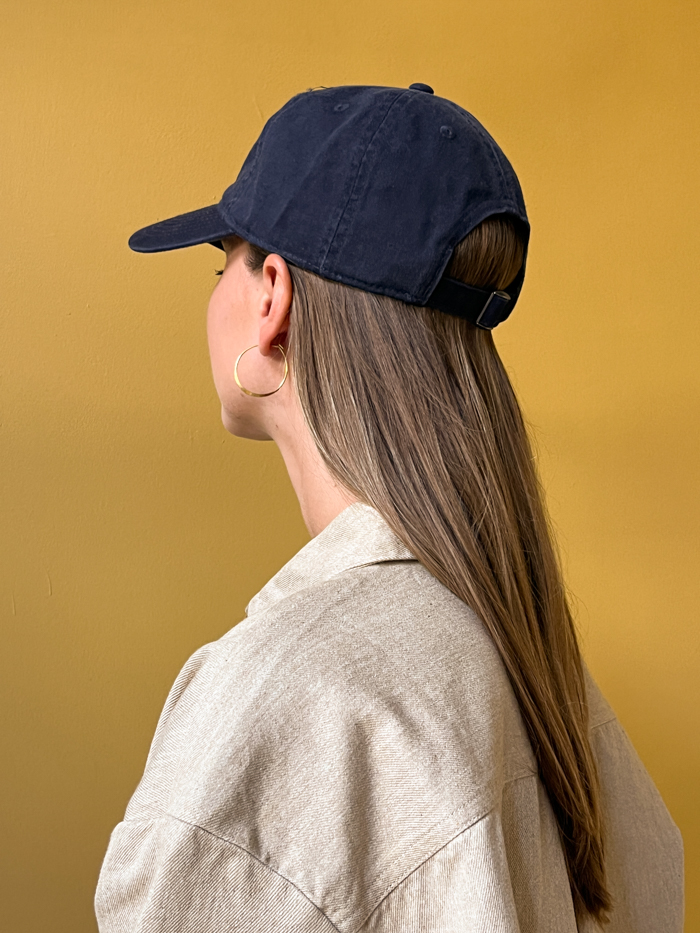 cap organic cotton black navy aiayu shop online
