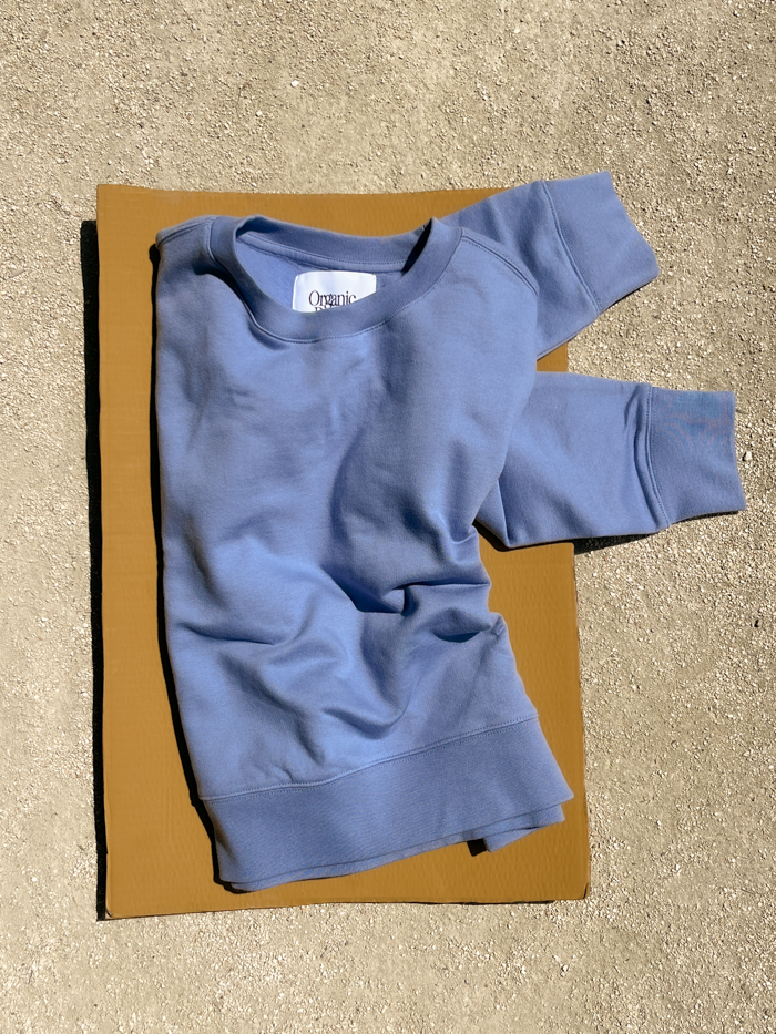 Weekend Boxy Crewneck Sweatshirt misty blue cover