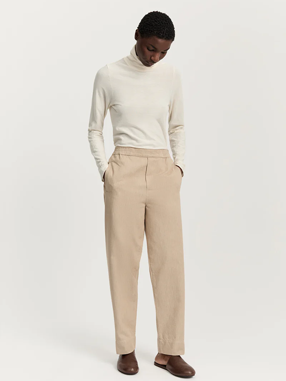 coco pant twill oat aiayu organic cotton sustainable fashion