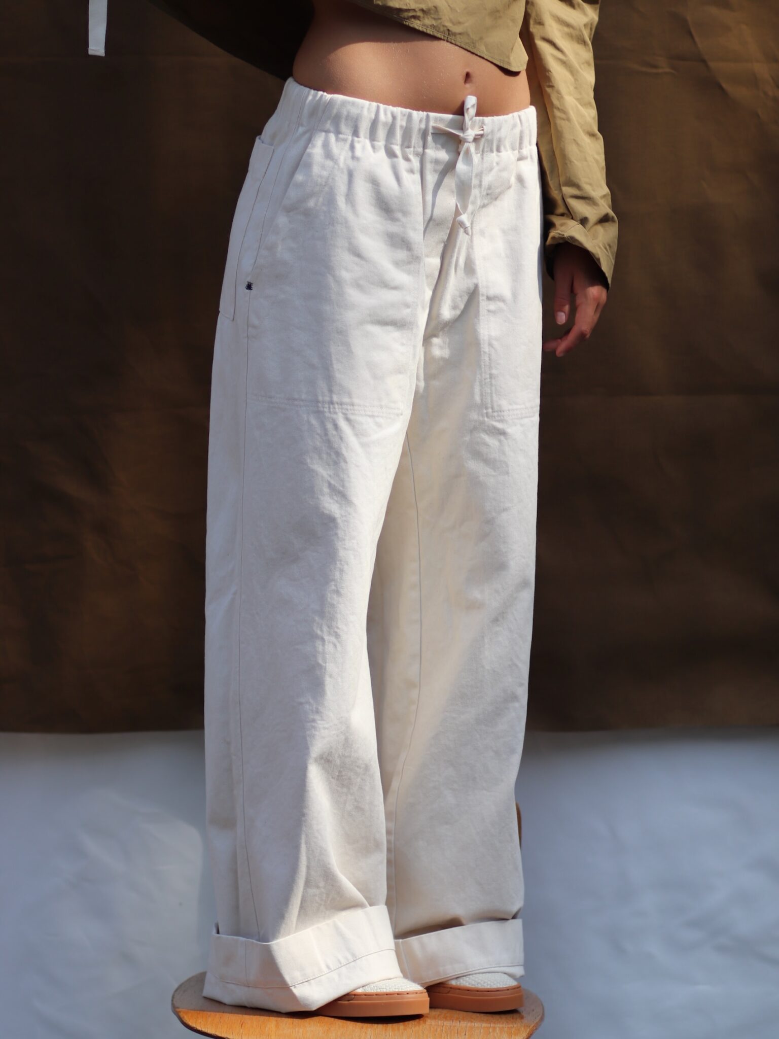 pants elin canvas cotton coconut fant netherlands sustainable