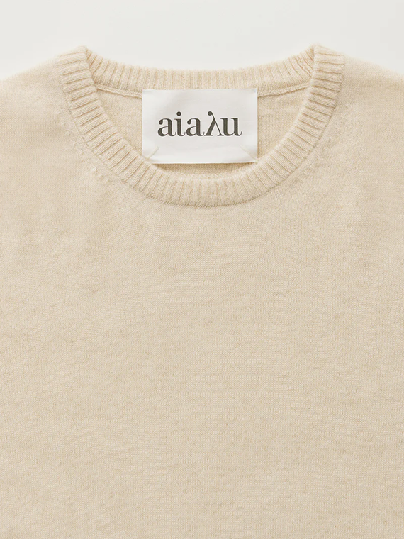 leonardo pure ecru cashmere aiayu
