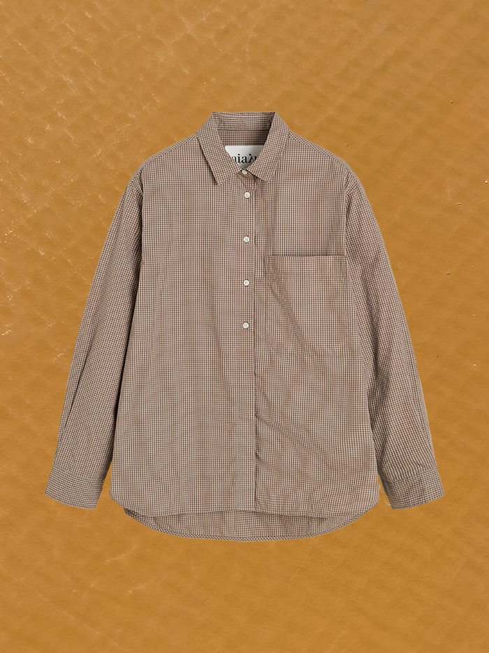 shirt Lynette check aiayu shop online