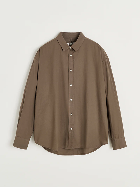 shirt earth poplin organic cotton aiayu sustainable fashion